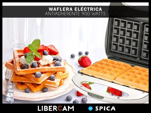 Waflera Electrica Antiadherente Wafles Teflon