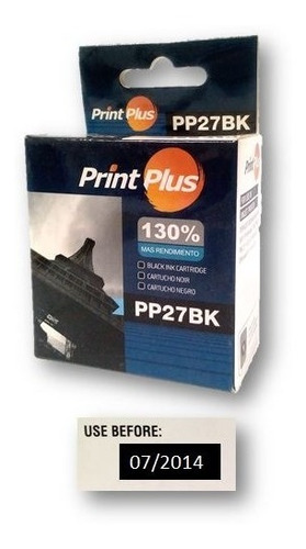 Cartucho Compatible Hp 27 Negro Con Garantía Hp 27