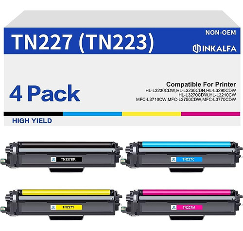 Toner Compatible Tn227 Repuesto Para Impresora Tn227 Tn223 T