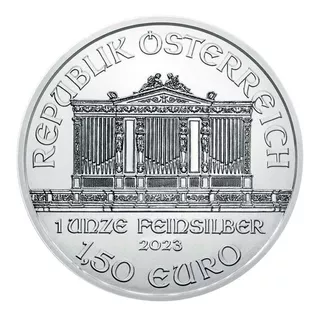 Moneda Austria Filarmonica Viena 1 Onza Plata 2023 Fine .999