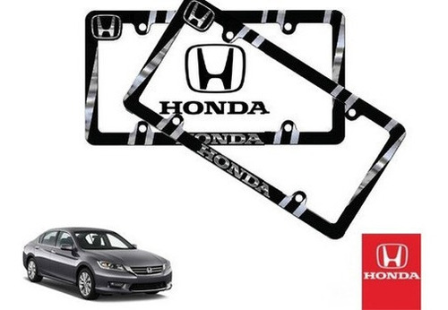 Par Porta Placas Honda Accord Sedan 2.4 2015 Original