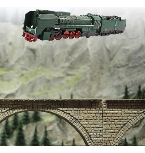 Tren De Vapor Retro Magnético Juguete Diecast Verde
