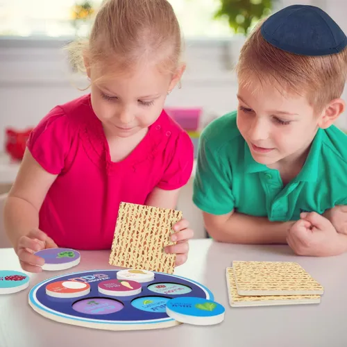 Rite Lite Deluxe Wooden Seder Plate Pascua De Pascua Para Tu