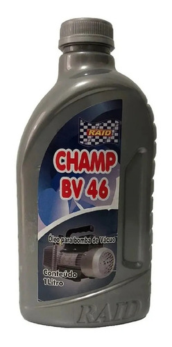 Óleo Bomba De Vacuo Champ Bv 46 Raid Refrigeração 1 Litro