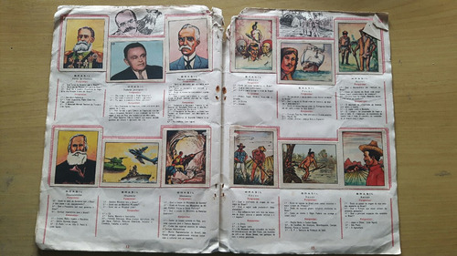 Álbum Geografia Do Brasil Demográfica Aquarela 22 - Completo (Usado)