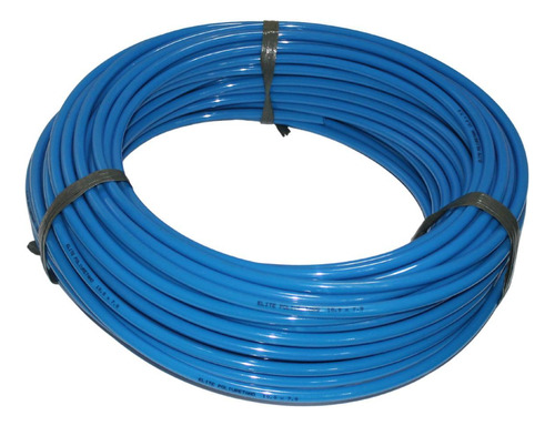 Mangueira Tubo Pu Azul Pneumática Flexivel 10mm - 40m