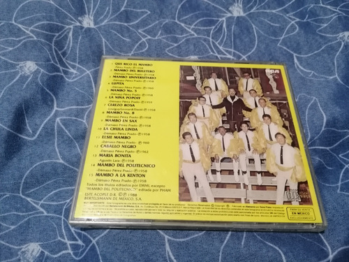 Cd: Perez Prado - 15 Exitos - Bertelsmann 1988 Alemania (Usado)