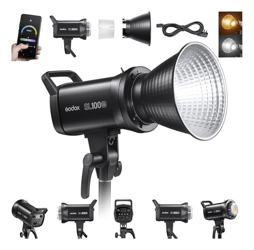 Luz Bicolor Led Sl100 Con Soporte Bowens Para Grabación