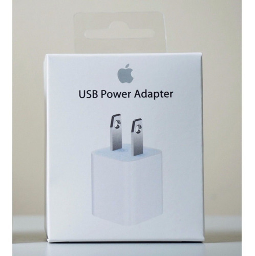 Cargador Cubo 5w Base iPhone 5 5s 6 6s 7 iPod Original Nuevo