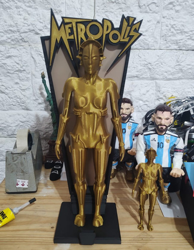 Figura De Maria De La Pelicula Metropolis 35cm Impresion 3d (Usado)