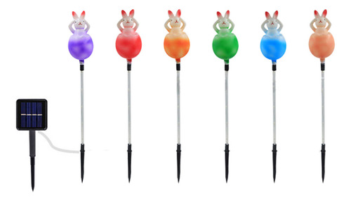 Luces Solares Led De Pascua Clásicas De Pascua Con Forma De