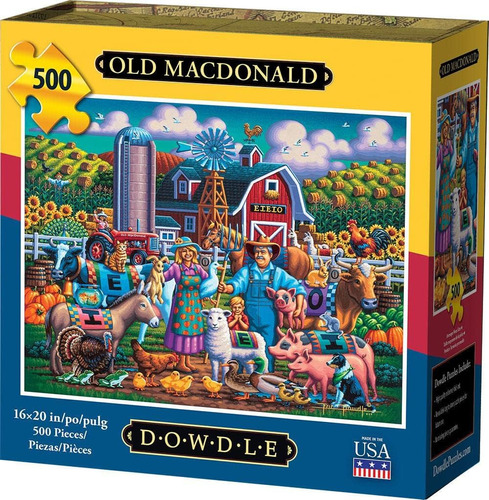 Dowdle Puzzle - Viejo Macdonald - 500 Piezas