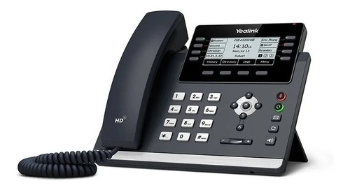 Telefono Ip 6 Lineas Giga Usb Poe Yealink Sip-t43u