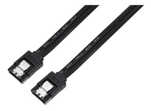 Cable De Datos Sata 3 Con Traba 50 Cm Nisuta Ns-casea3t