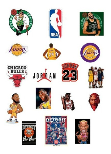 Stickers Calcos Nba Mejor Precio