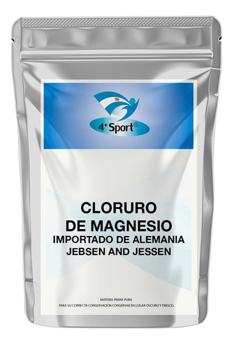 Suplemento En Escamas 4+ Sport  Cloruro De Magnesio Vitaminas Sabor Característico En Doypack De 5l 5 Un