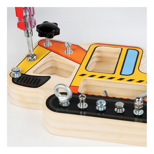 Montessori Tornillo Driver Board Tuerca Herramienta Tornillo