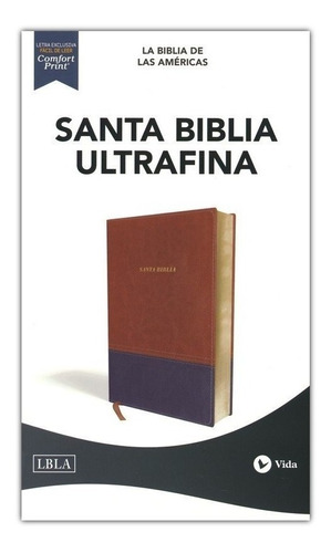 Biblia Nueva Biblia De Las Américas Lbla Ultra Fina Café