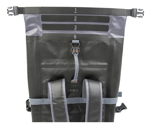 Mochila Estanca 20 l Negra Itiwit Color Gris