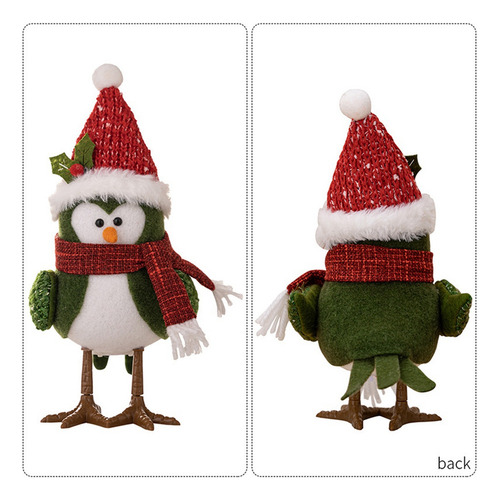 Yc Adornos Navideños Navideños Con Luces, Adornos De Pájaros