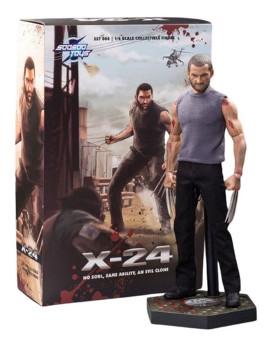 X-24 1/6 Lobo Logan X-men Hot Soosoo Toys Marvel Nuevo