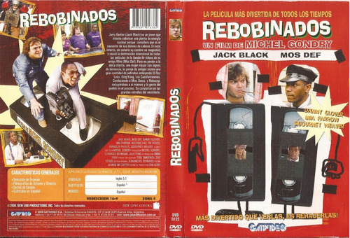 Rebobinados Dvd Jack Black Mos Def Be Kind Rewind