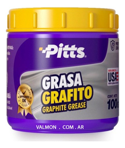 Grasa Grafito 100gr Para Plomero,  Gasista, Motores , Bombas