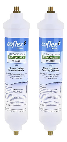 Filtro De Agua Para Refrigerador Pf-a500 Coflex (2 Piezas) 
