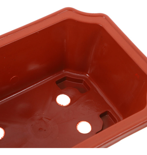 Maceta Rectangular Para Bonsáis, 10 Unidades