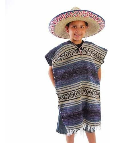 Poncho Infantil Tradicional Sin Sombrero