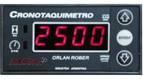 Tacometro Orlan Rober Con Horímetro 12v 24v D-th-01 Egs