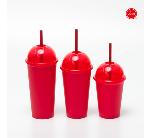 30 Vasos Reusables Saturn 20 Oz Con Tapa Domo Tipo Bolo Combinado