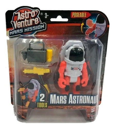 Astro Venture Mision A Marte Astronauta + Herramientas 63150