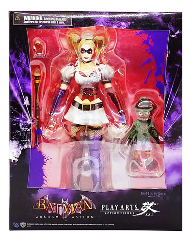 Dc Comics Play Arts Kai Arkham Asylum Harley Quinn 2012