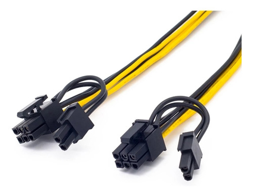 Imagen 2 de 8 de Cable Alimentación Pci-e 8 Pin A Doble 8 (6+2) Pci-e Riser