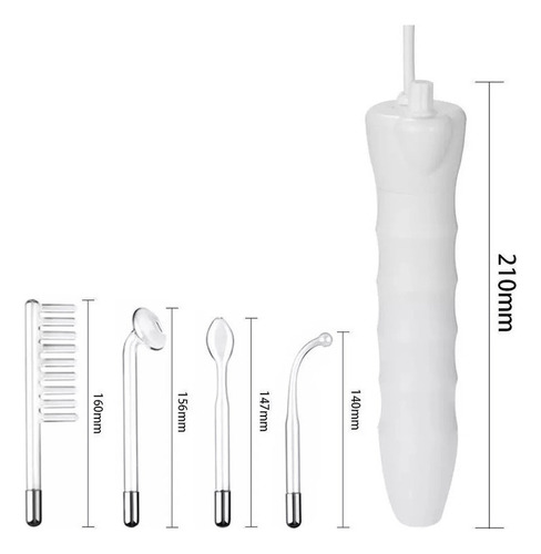 Alta Frequência Electroterapia Massagem Pente Acne Mole Remo