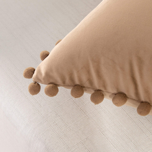 Juego De 2 Fundas De Cojín De Terciopelo 45 X 45 Cm