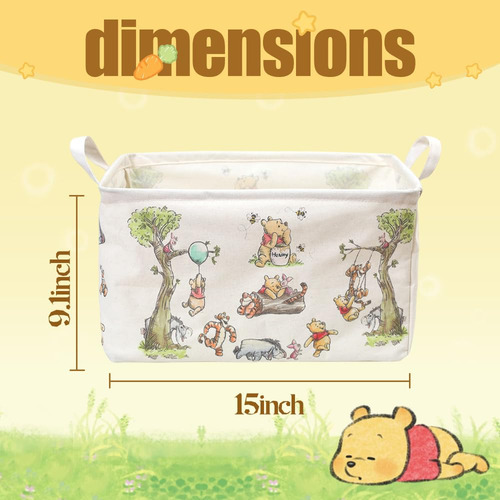 Cesta Rectangular Impermeable Plegable Para Baño Y Dormitori
