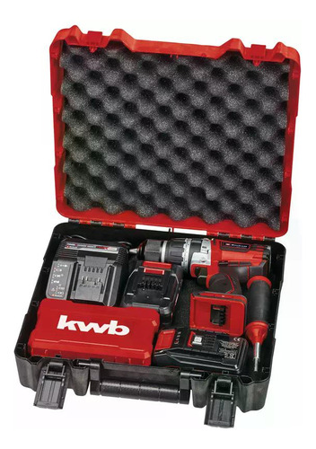 Taladro Impacto 18v Tp-cd 18/60 Li- I Bl +39 Acc + 2 Bat +c Rojo/negro