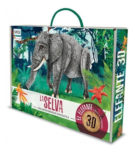La Selva - El Elefante  Col 3d Libro + Maqueta 