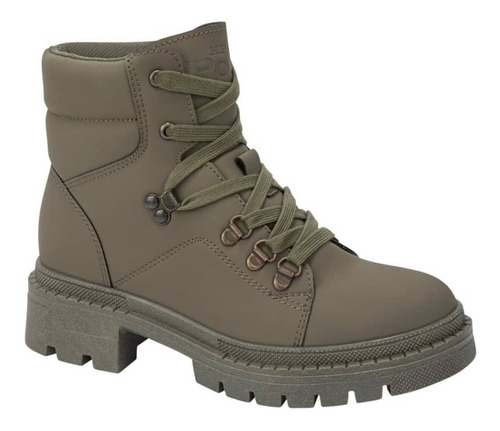 Bota Hiker Casual Hpc Polo Color Verde Para Mujer 1056097