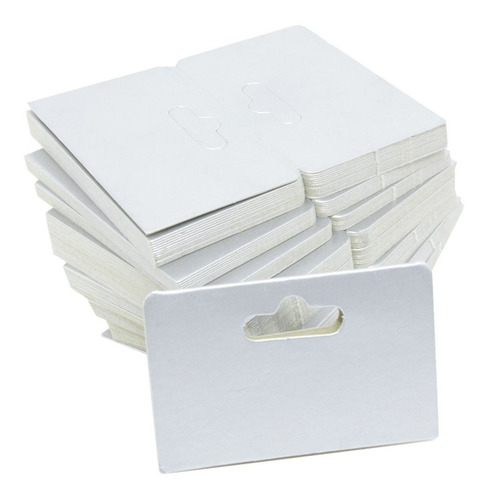 1000 Cartela De Papel Prata Para Joias - 8 X 6 Cm Promoção