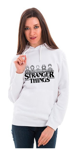 Poleron Canguro Hombre Mujer Y Niño Stranger Things- D4