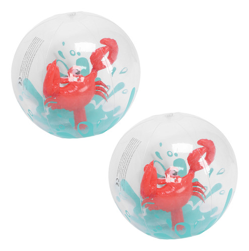 Pelotas De Piscina Para Niños, 2 Piezas, Inflables, De Pvc,