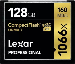 Memoria C-flash Lexar Professional 128gb 1066x 4 K 160mb/s