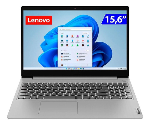 Notebook Lenovo IdeaPad 15IML05  platinum gray 15.6", Intel Core i5 10210U  8GB de RAM 256GB SSD, NVIDIA GeForce MX330 1366x768px Windows 11 Home