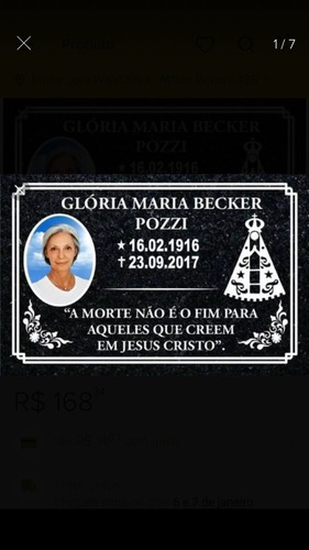 Placa De Tumulo,jazigo,lapide Marmore 30x40 Para 1 Ou 3 Foto