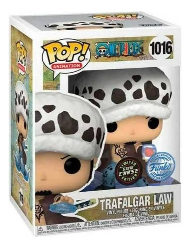Funko Pop! One Piece - Trafalgar Law #1016 Chase Caja Dañada