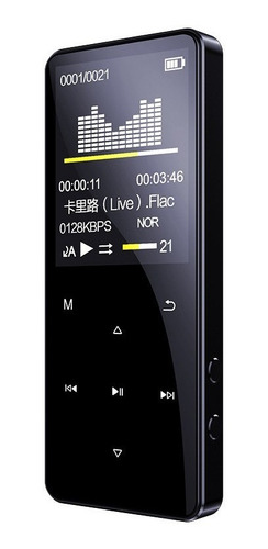Mp3/mp4 A6 Tarjeta Táctil Bluetooth Mini Walkman Portátil