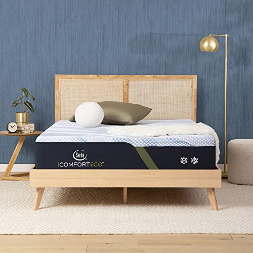 Serta Icomforteco F10 Colchón Queen 12.75  Memory Foam